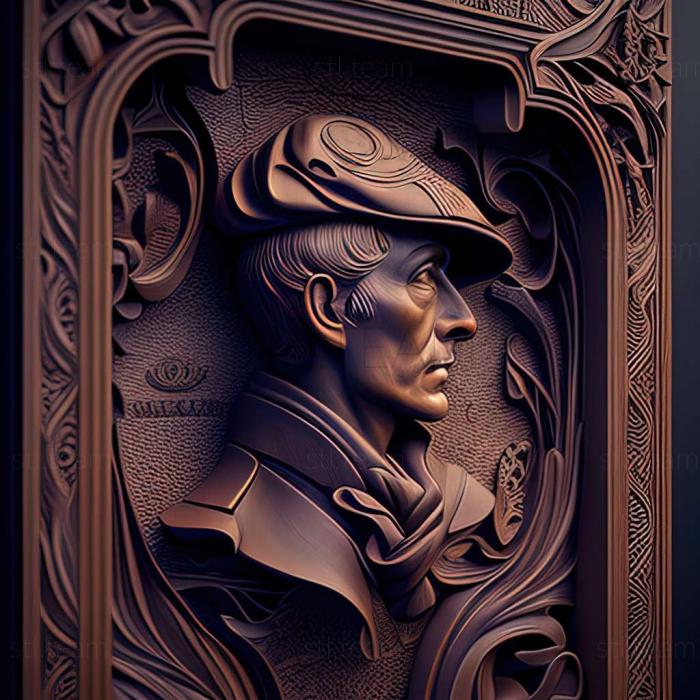 3D модель Sherlock Holmes  The Secret of the Silver Earring game (STL)